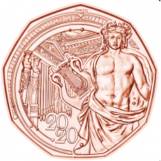 Áustria 5€ Ano Novo 2020